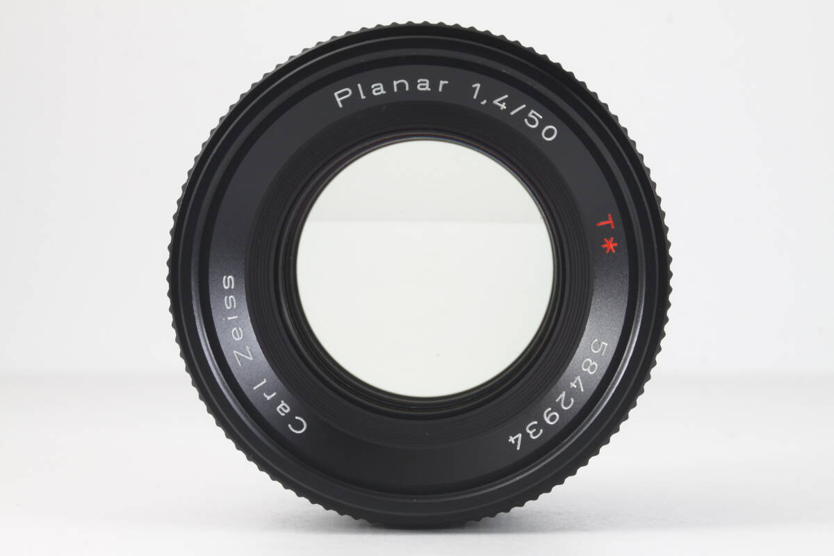 タイトル★新品級★ CONTAX Planar 50mm F1.4 AEJ Carl Zeiss ★完動品 光学極上★ コンタックス カールツァイス #131_画像4