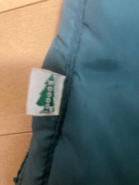 美品 70s WOODS ダウンベスト オリーブ×レッド リバーシブル カナダ製 アウトドアウェア ビンテージ アウター FALCON_画像3