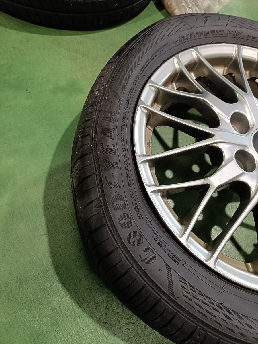 ☆1円スタート☆訳あり☆ノア ヴォクシー 鍛造 FORGED トヨタ純正アルミホイール4本セット 205/55R16 タイヤ2024年式 BBS_画像9