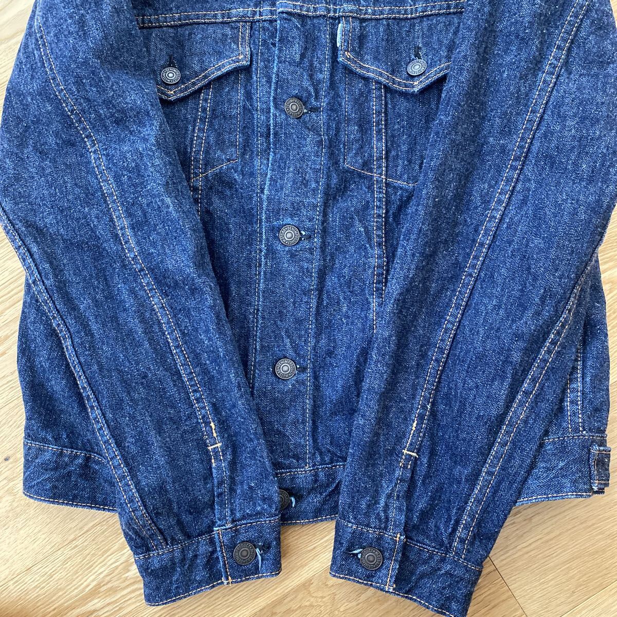 美品◎orslow デニムジャケット 6005 L(3) 3rdタイプ 濃紺 定番モデル オアスロウ Gジャン_画像4