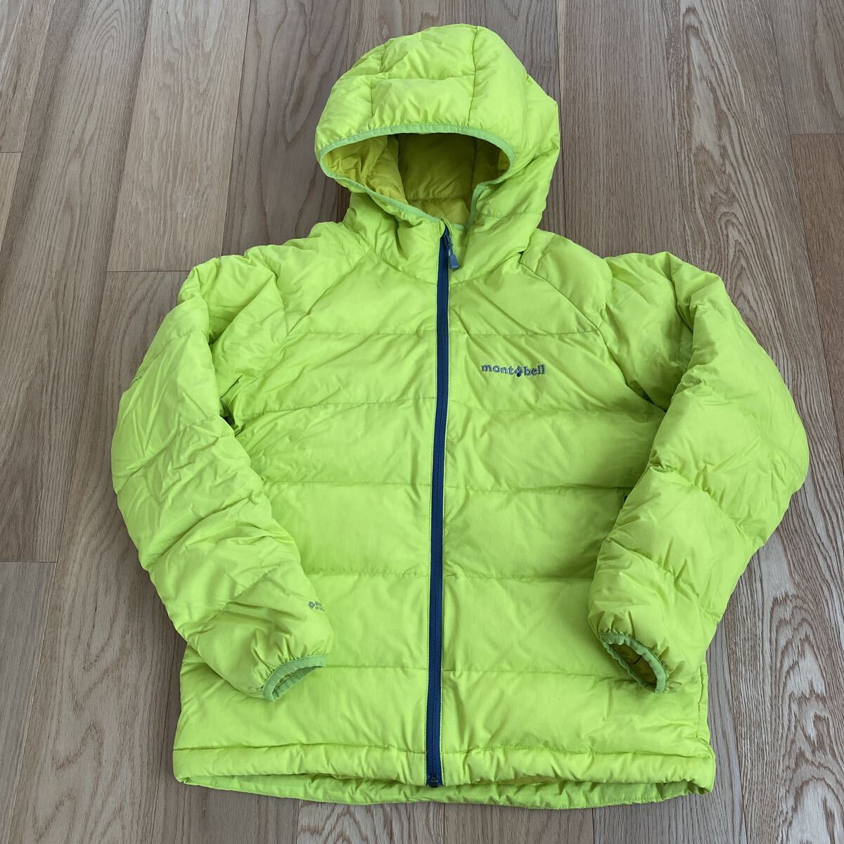 mont-bell ウインドストッパー ダウンパーカ Kid's 150 1101617 モンベル ダウンジャケット _画像1