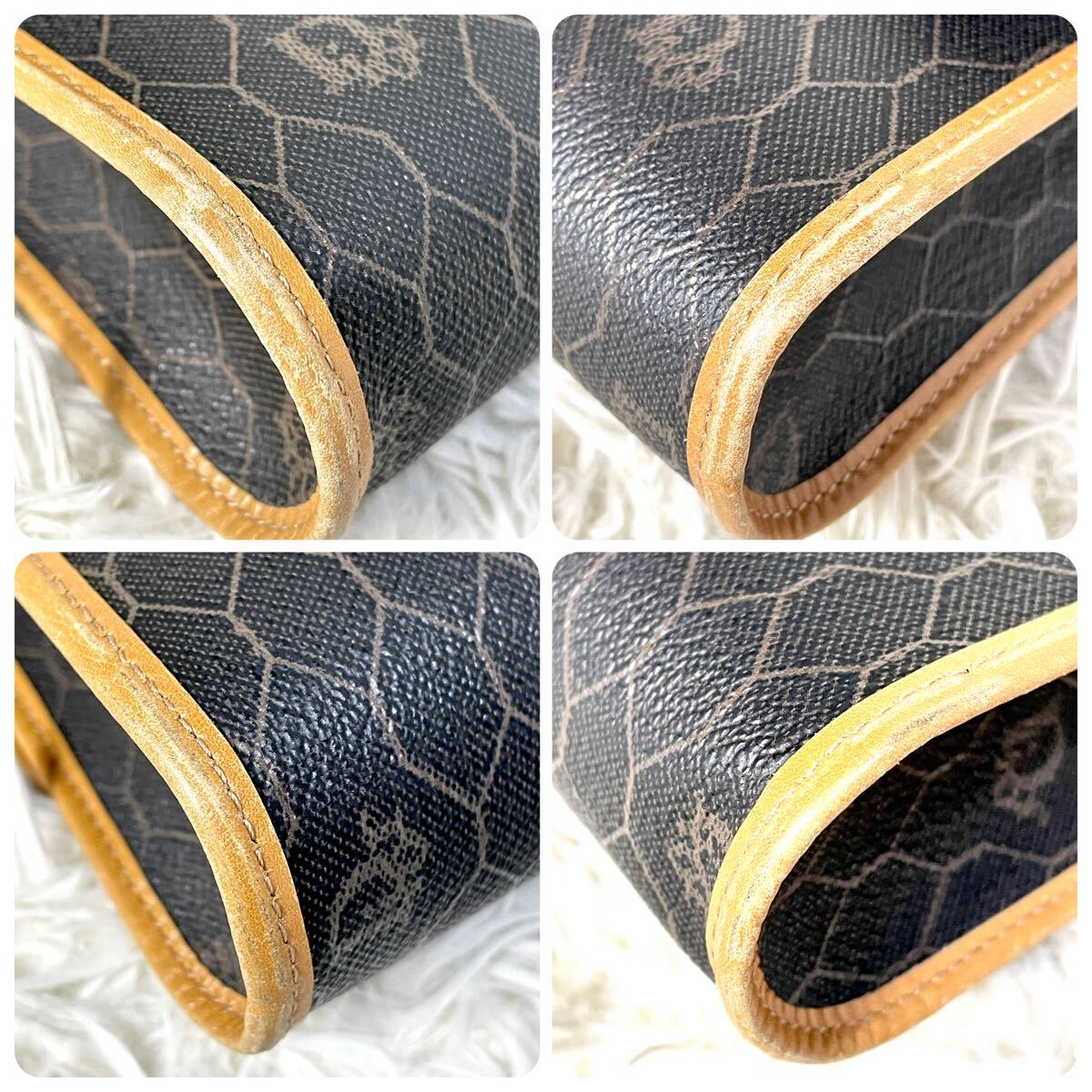 クリスチャンディオール　Dior ハニカム柄　ショルダーバッグ　斜め掛け　 Christian Dior_画像2