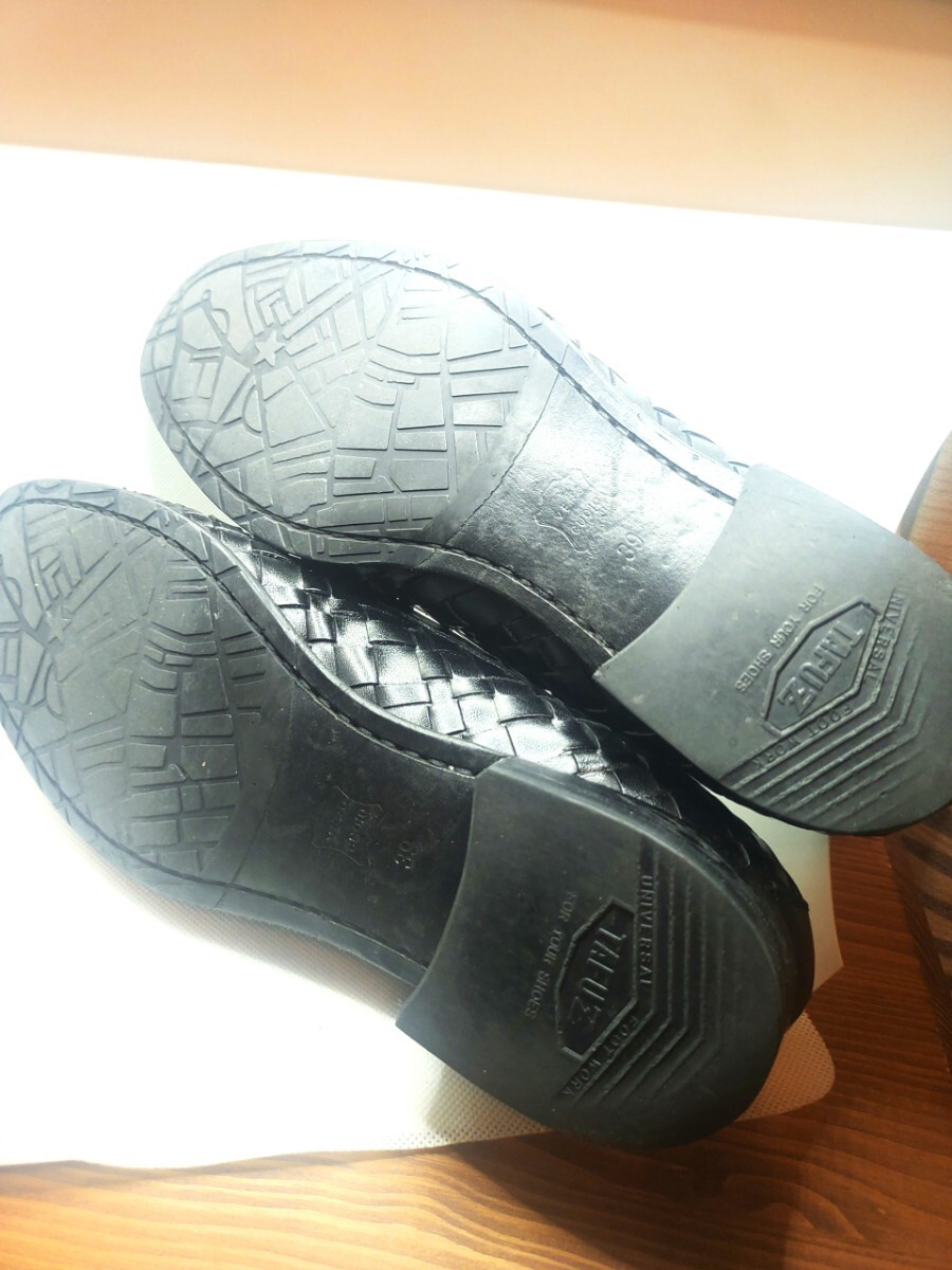 JOSEPH HOMME 靴 レザーシューズ ローファー スリッポン メンズ 黒 25cm 【動作確認品】 _画像5