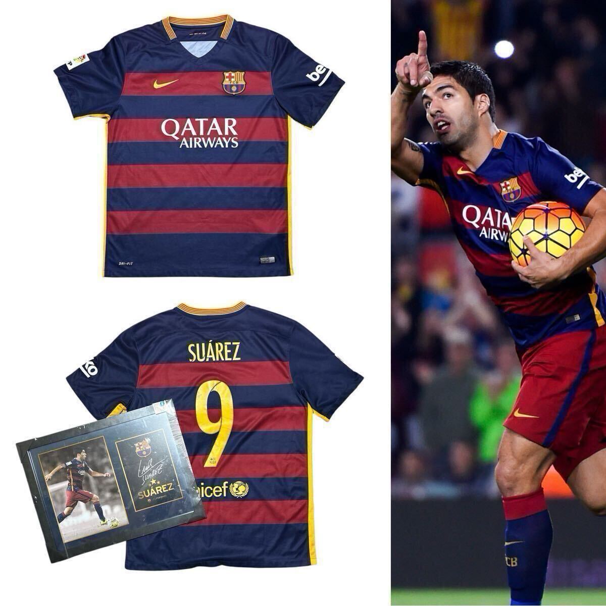 NIKE 15-16 Barcelona форма #9 Lewis sa отсутствует + нераспечатанный Barcelona официальный sa Info to рама комплект MSN Messhi  NIKE 15-16 Barcelona форма #9 Lewis sa отсутствует + нераспечатанный Barcelona официальный sa Info to рама комплект MSN Messhi