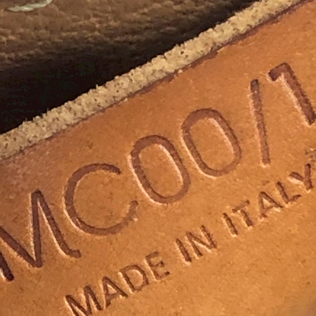 【USED】CELINE セリーヌ マカダム柄 ヴィンテージ 化粧ポーチ コスメポーチ オールドセリーヌ ブラウン 小物入れ 茶_画像9