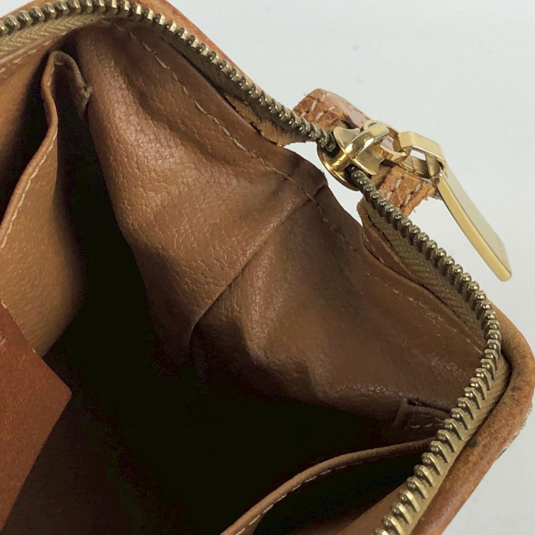 【USED】CELINE セリーヌ マカダム柄 ヴィンテージ 化粧ポーチ コスメポーチ オールドセリーヌ ブラウン 小物入れ 茶_画像10