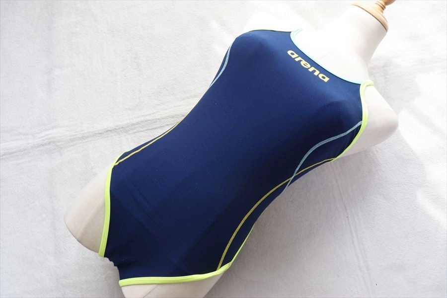 arena アリーナ タフスーツ スーパーフライバック 練習用 水着 SAR-2100W Mサイズ_画像1