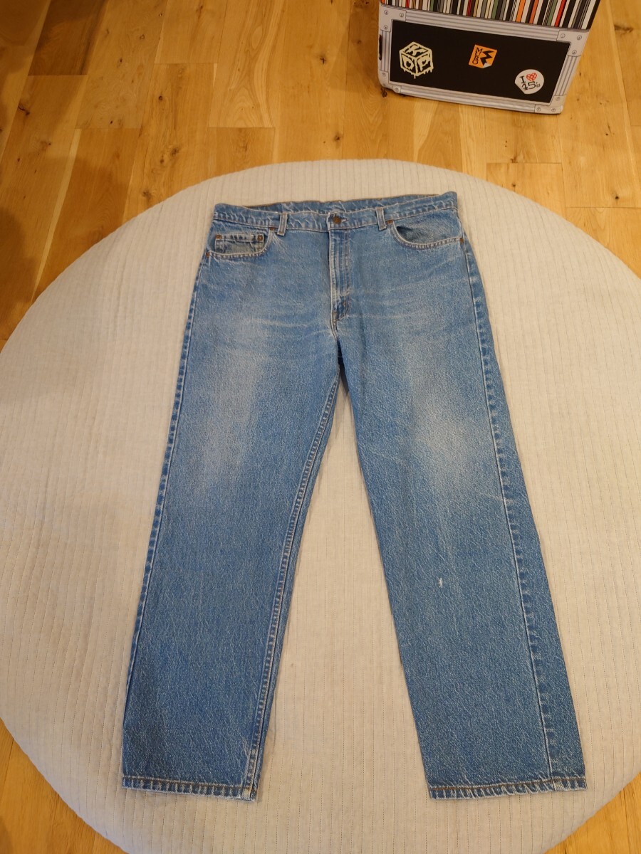 ビッグサイズ 90s ビンテージ リーバイス 505 ジーンズ Levi's アメリカ製 赤タブ 1998年10月生産 サイズ W40 L30_画像1