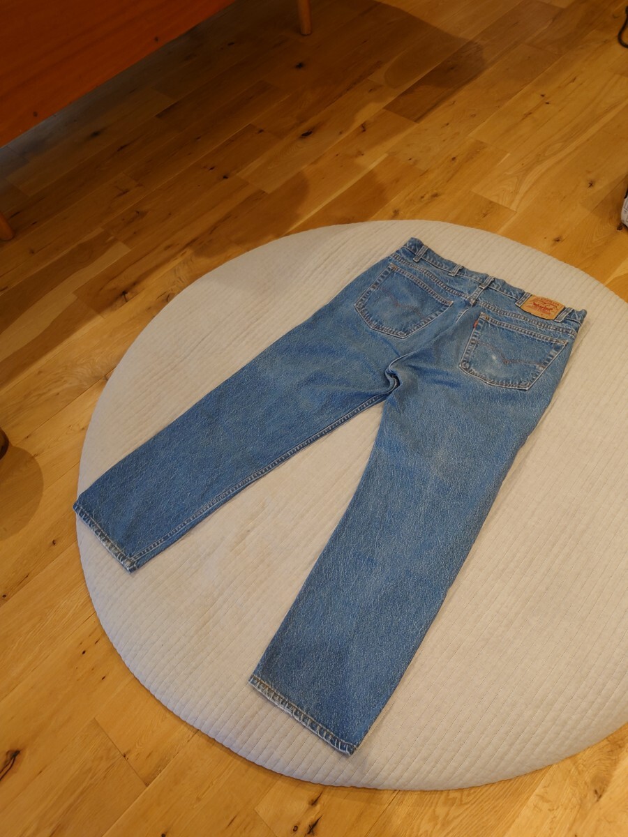 ビッグサイズ 90s ビンテージ リーバイス 505 ジーンズ Levi's アメリカ製 赤タブ 1998年10月生産 サイズ W40 L30_画像5