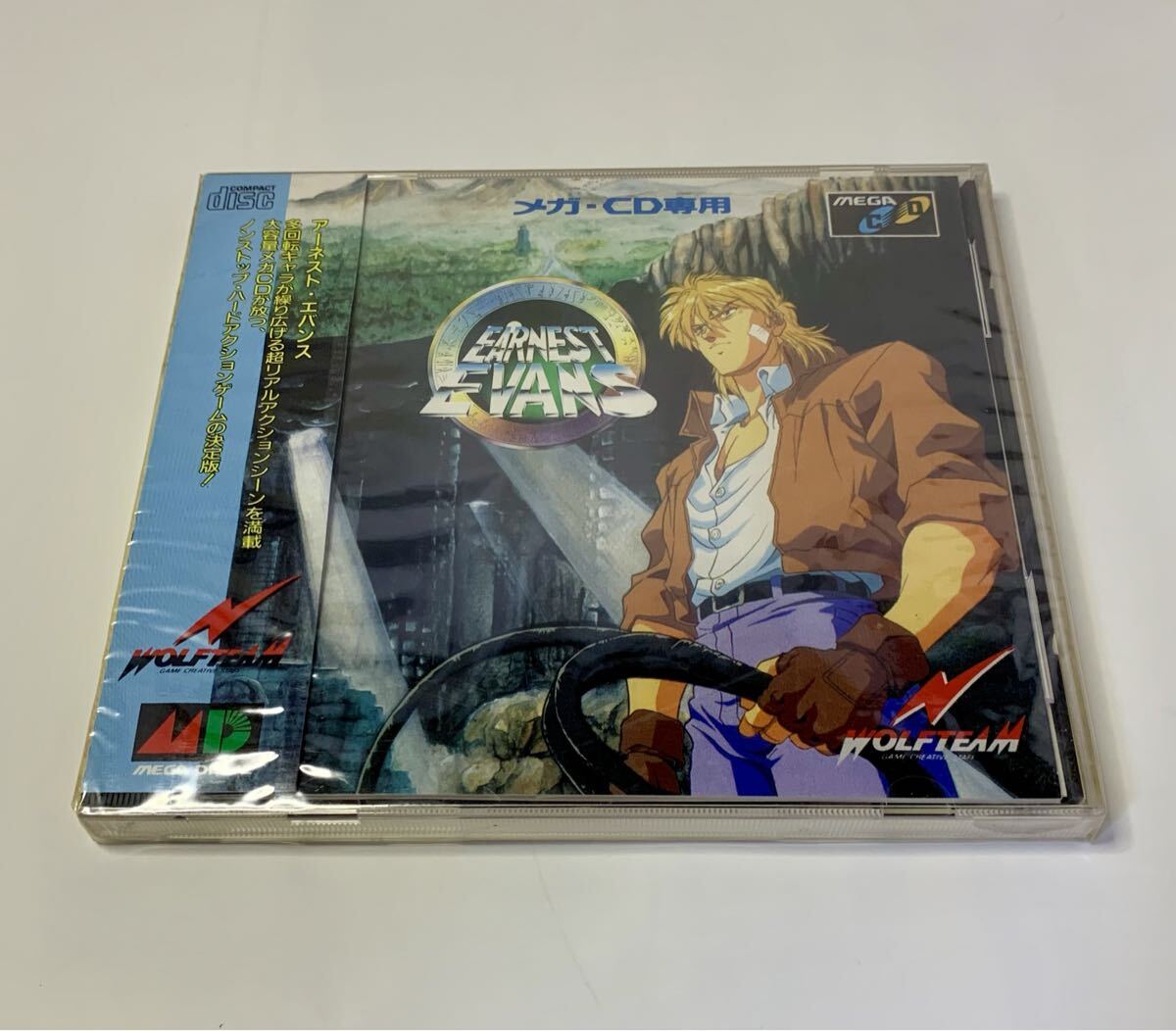メガCD 新品未開封【アーネスト・エバンス】ウルフチーム EARNEST EVANS Mega Drive MEGA-CD WOLFTEAM _画像1