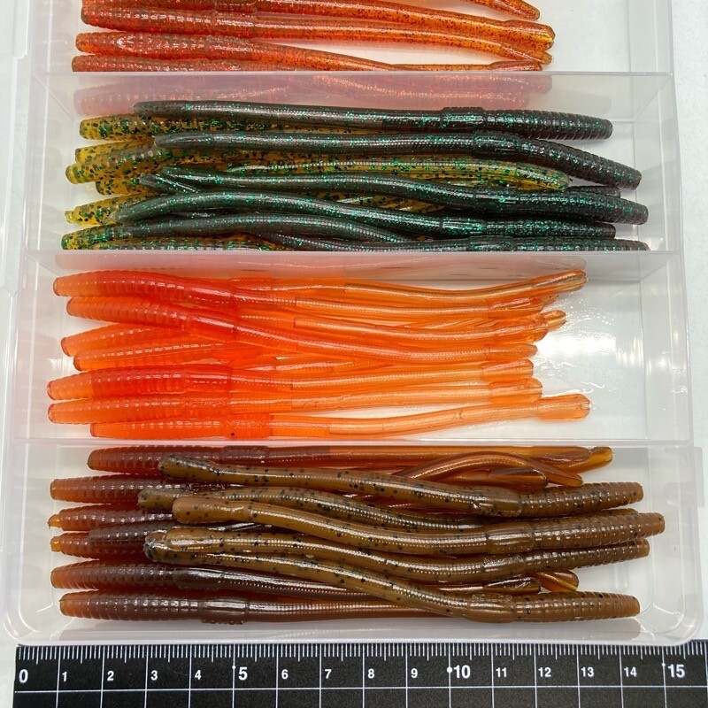 815909 アクションエアテール ワーム 6インチクラス お徳用 ５４本 #カラーアソート ACTION AIRTAIL WORM プロズファクトリー オールド品_画像4