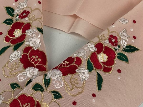 ▼三作▼テイジン　ラミエール　刺繍半衿　日本製　K29_画像2