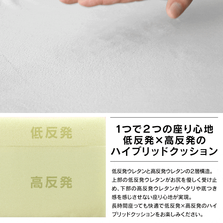 【ベージュ丸型】クッション 四角 カバー付き 座布団 極厚 低反発 高反発 2層構(gòu)造 フロアクッション スクエア北歐 モダン ウレタン 椅子