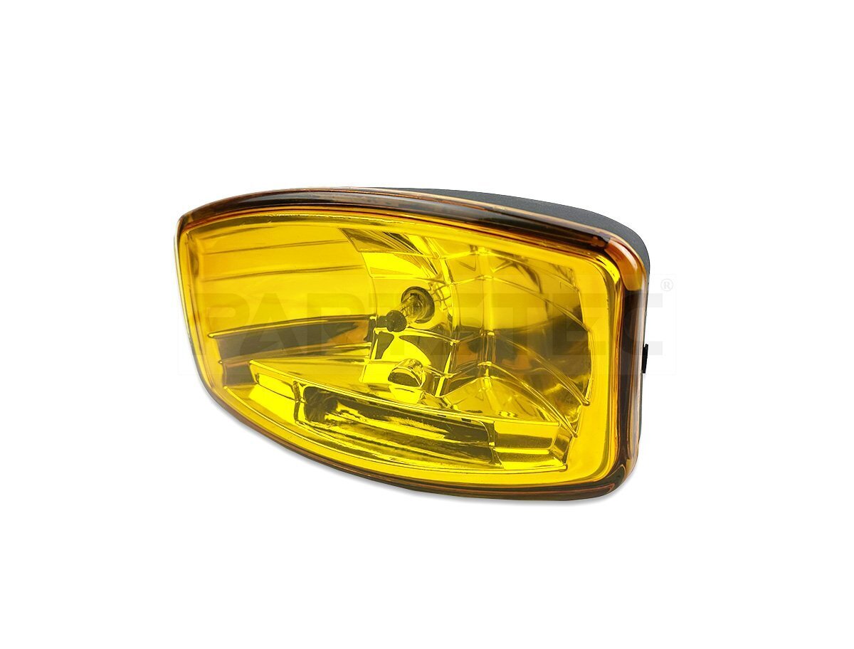 24V汎用 トラック オーバル イエローレンズ フォグランプ 4個セット 70W H7 + LED ポジション ガラス フォグ ライト / 147-292x4 NE*_画像3