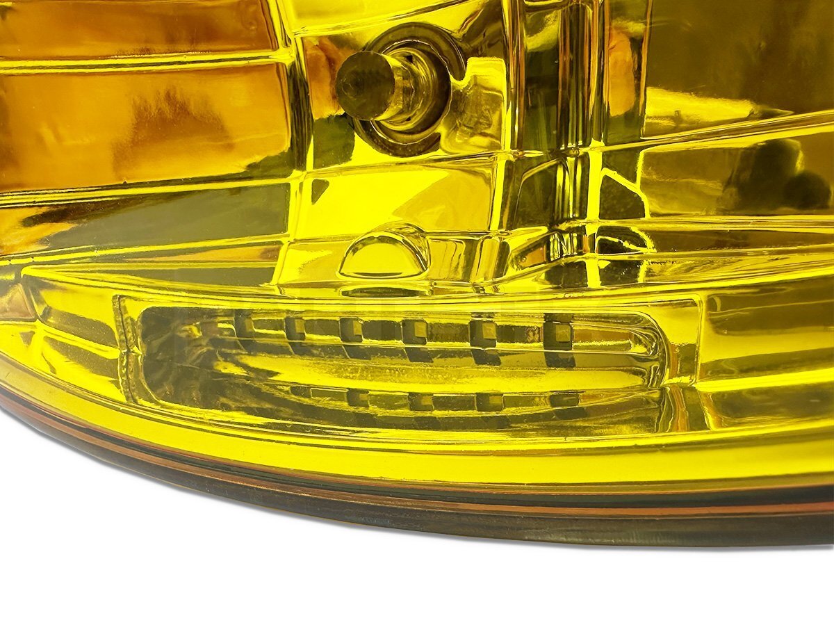 24V汎用 トラック オーバル イエローレンズ フォグランプ 4個セット 70W H7 + LED ポジション ガラス フォグ ライト / 147-292x4 NE*_画像4