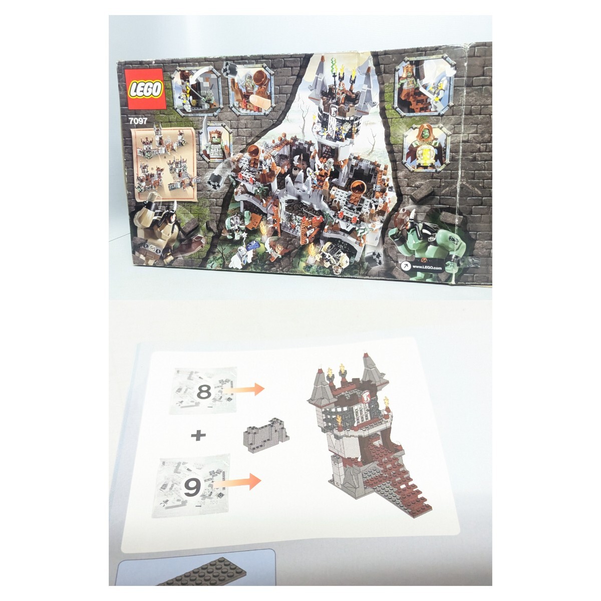 ■希少 未組立 LEGO レゴ 7097 キャッスル しにがみ大王の城 Castle ■_画像9