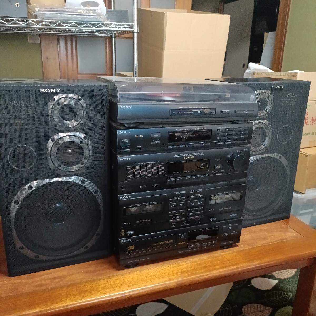 SONY システムコンポ ソニー★XO-V515★スピーカーSS V515セット通電のみ確認済 HCD-515_画像10