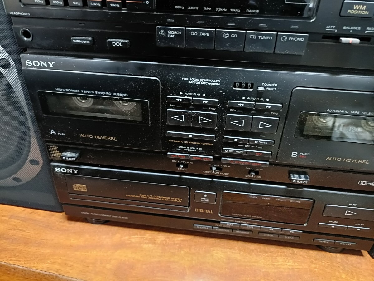 SONY システムコンポ ソニー★XO-V515★スピーカーSS V515セット通電のみ確認済 HCD-515_画像5