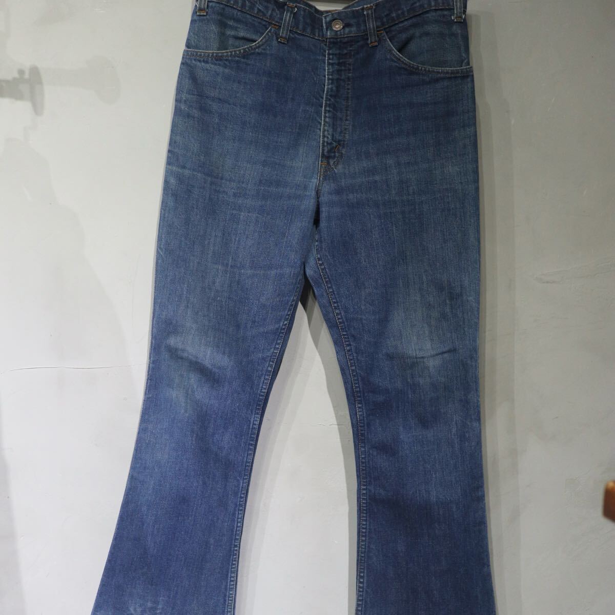 【即決】70s Levi's 646 リーバイス フレア ブーツカット デニムパンツ ジーンズ オレンジタブ USA アメリカ製 古着 ヴィンテージ W34_画像2