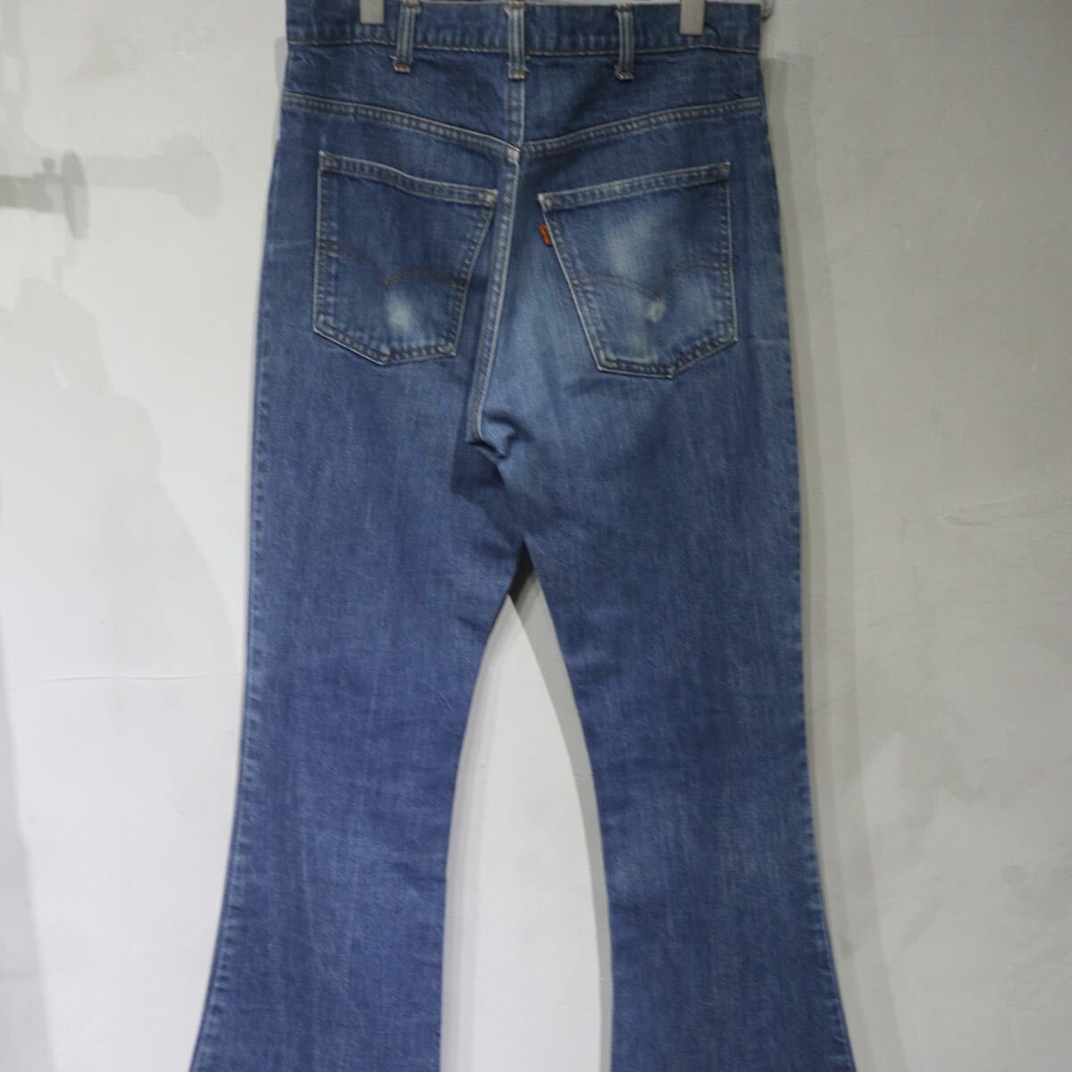【即決】70s Levi's 646 リーバイス フレア ブーツカット デニムパンツ ジーンズ オレンジタブ USA アメリカ製 古着 ヴィンテージ W34_画像3