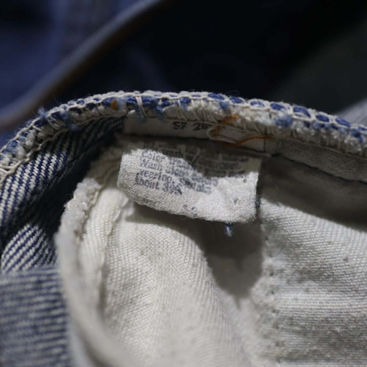 【即決】70s Levi's 646 リーバイス フレア ブーツカット デニムパンツ ジーンズ オレンジタブ USA アメリカ製 古着 ヴィンテージ W34_画像9