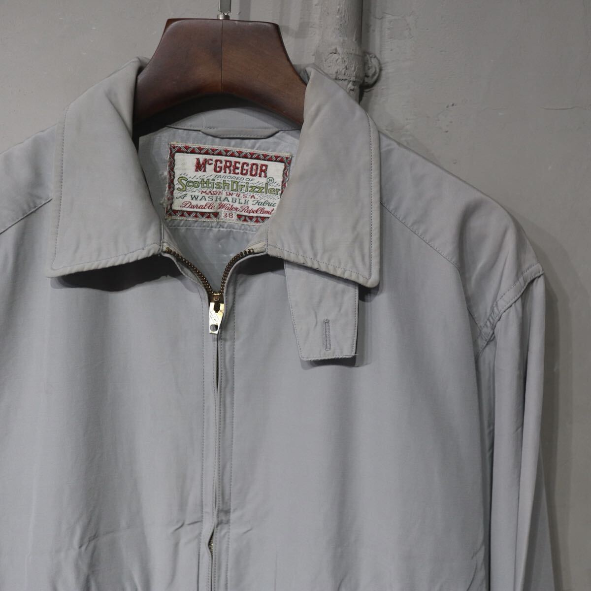 【即決】60s McGREGOR マクレガー ドリズラー ジャケット スウィングトップ USA アメリカ製 古着 ヴィンテージ ビンテージ 38_画像1