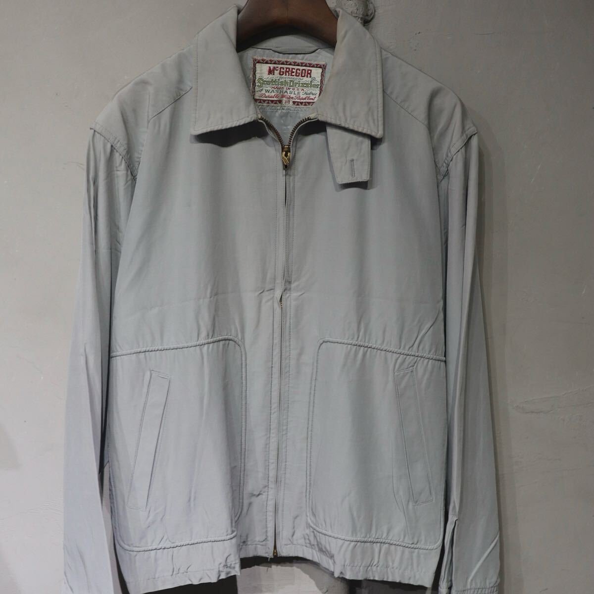 【即決】60s McGREGOR マクレガー ドリズラー ジャケット スウィングトップ USA アメリカ製 古着 ヴィンテージ ビンテージ 38_画像2