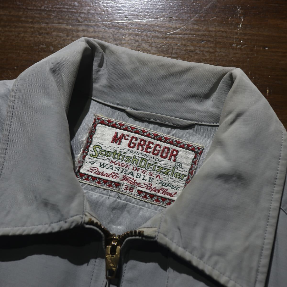 【即決】60s McGREGOR マクレガー ドリズラー ジャケット スウィングトップ USA アメリカ製 古着 ヴィンテージ ビンテージ 38_画像10