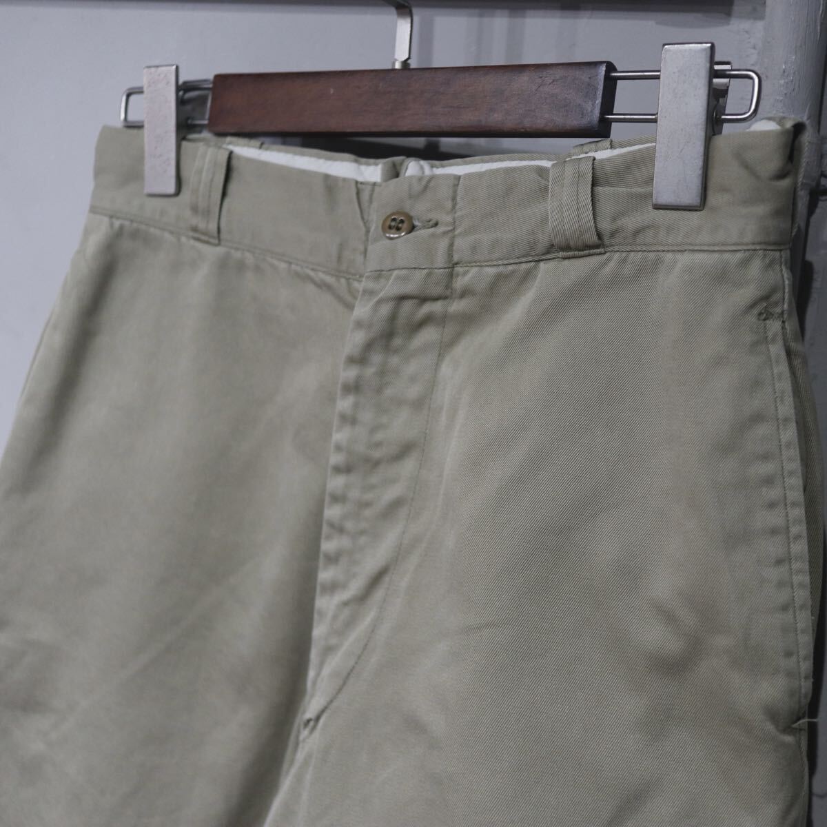 【即決】US ARMY チノパンツ ベージュ ミリタリー USA アメリカ 米軍 ヴィンテージ ビンテージ_画像4