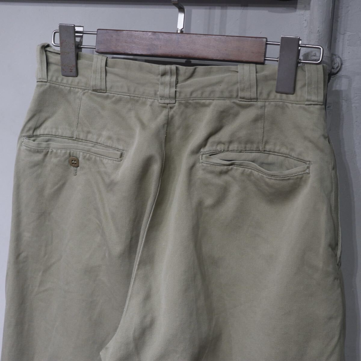【即決】US ARMY チノパンツ ベージュ ミリタリー USA アメリカ 米軍 ヴィンテージ ビンテージ_画像6