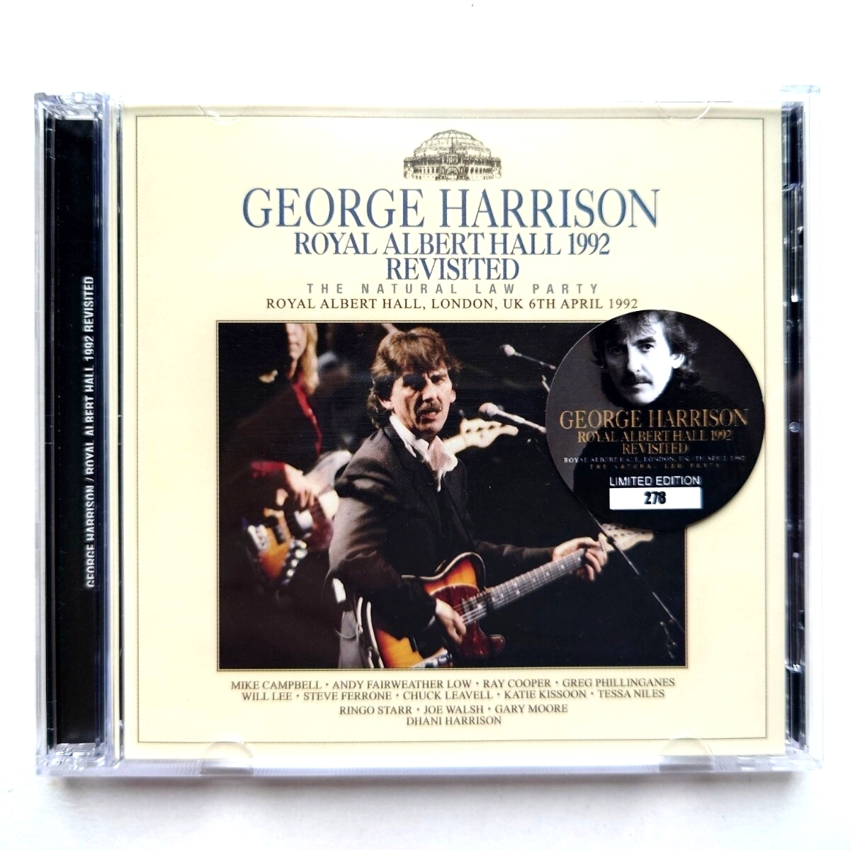 ROYAL ALBERT HALL 1992 REVISITED Live 2CD plus DVDR ジョージハリスン_画像1