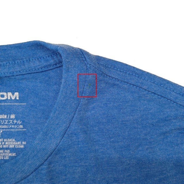  прямые продажи [ стандартный новый товар ]VOLCOM Volcom * короткий рукав футболка skate Surf Stone Logo для мужчин и женщин (M) синий 250617-B