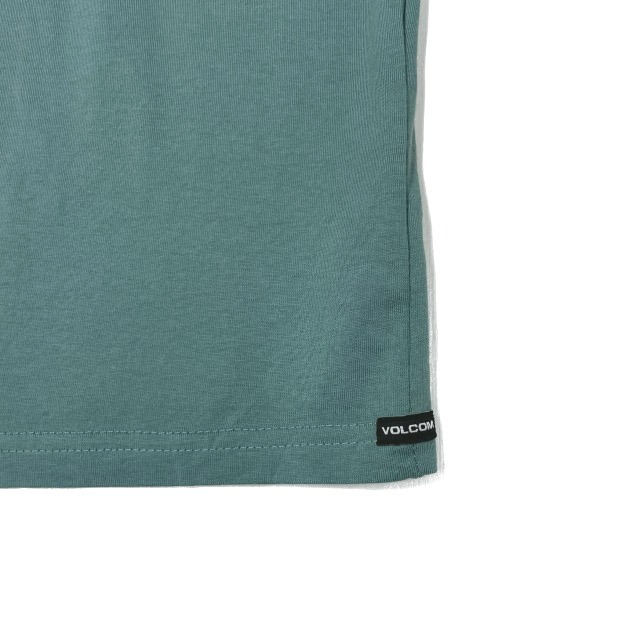  прямые продажи [ стандартный новый товар ]VOLCOM Volcom * короткий рукав футболка skate Surf Stone Logo для мужчин и женщин (M) зеленый 250617-B