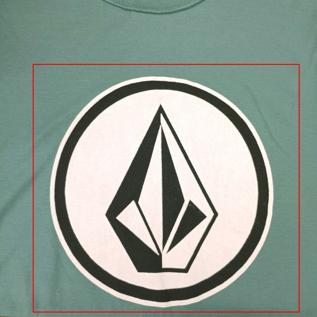  прямые продажи [ стандартный новый товар ]VOLCOM Volcom * короткий рукав футболка skate Surf Stone Logo для мужчин и женщин (M) зеленый 250617-B