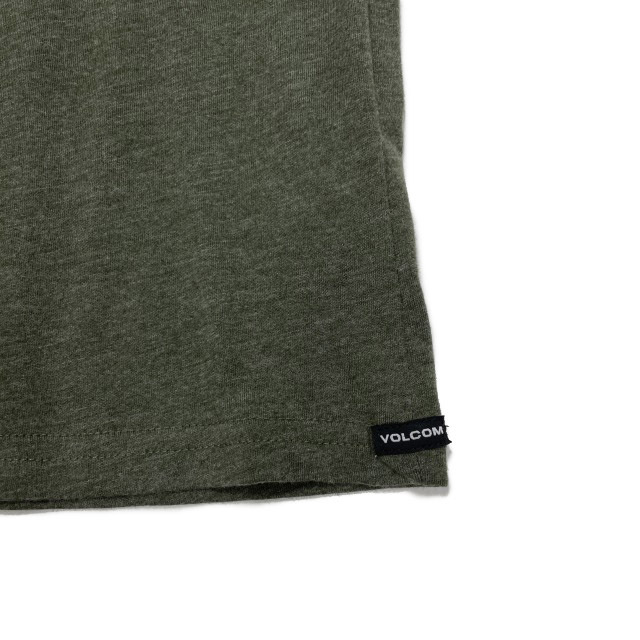 売切り【正規新品】VOLCOM ボルコム◆半袖 Tシャツ スケート サーフ ストーンロゴ 男女兼用(S)カーキ 250617_画像5