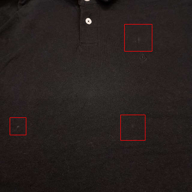 売切り【正規新品】VOLCOM ボルコム◆半袖 ポロシャツ スケート サーフ ストーンロゴ ロゴ刺繍 男女兼用(XL)黒 250617-B_画像4