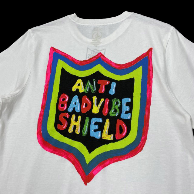 売切り【正規新品】VOLCOM ボルコム◆半袖 Tシャツ スケート サーフ ストーンロゴ バックプリント 男女兼用(S)白 250617-B_画像3