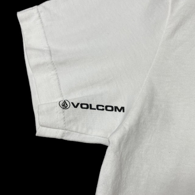  прямые продажи [ стандартный новый товар ]VOLCOM Volcom короткий рукав футболка skate Surf Stone Logo для мужчин и женщин (XL) белый 250617-B