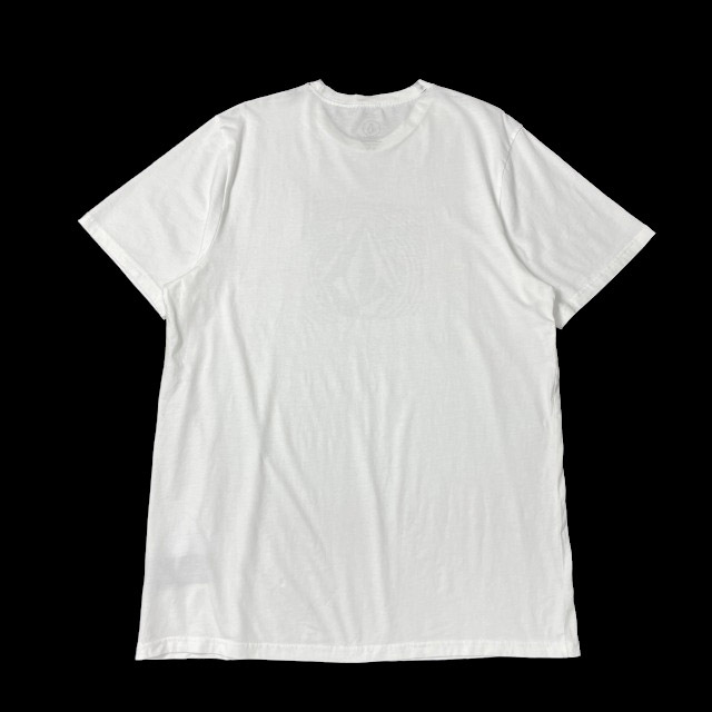 売切り【正規新品】VOLCOMボルコム◆半袖 Tシャツ スケート サーフ ストーンロゴ 男女兼用(XL)白 250617-B_画像6