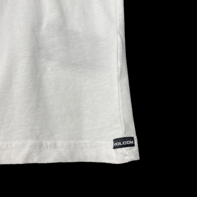 売切り【正規新品】VOLCOMボルコム◆半袖 Tシャツ スケート サーフ ストーンロゴ 男女兼用(XL)白 250617-B_画像5