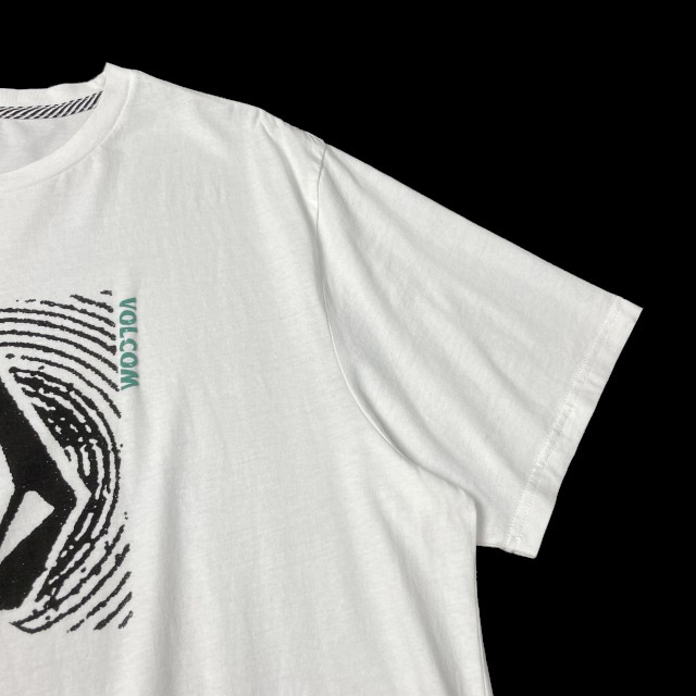 売切り【正規新品】VOLCOMボルコム◆半袖 Tシャツ スケート サーフ ストーンロゴ 男女兼用(XL)白 250617-B_画像4