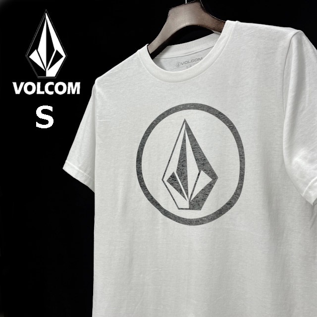 売切り【正規新品】VOLCOM ボルコム◆半袖 Tシャツ スケート サーフ ストーンロゴ 男女兼用(S)白 250617-B_画像2