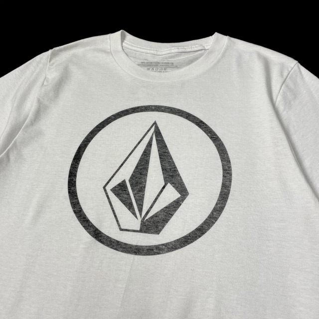 売切り【正規新品】VOLCOM ボルコム◆半袖 Tシャツ スケート サーフ ストーンロゴ 男女兼用(S)白 250617-B_画像3