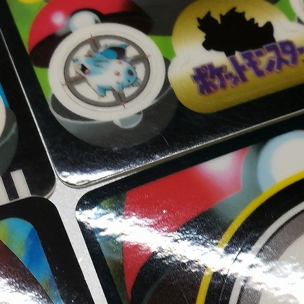 sB347s [ подлинная вещь ] Bandai наклейка das Pocket Monster итого 12 листов Sanders fsigi saw ko Duck nido Lee na др. | Carddas 