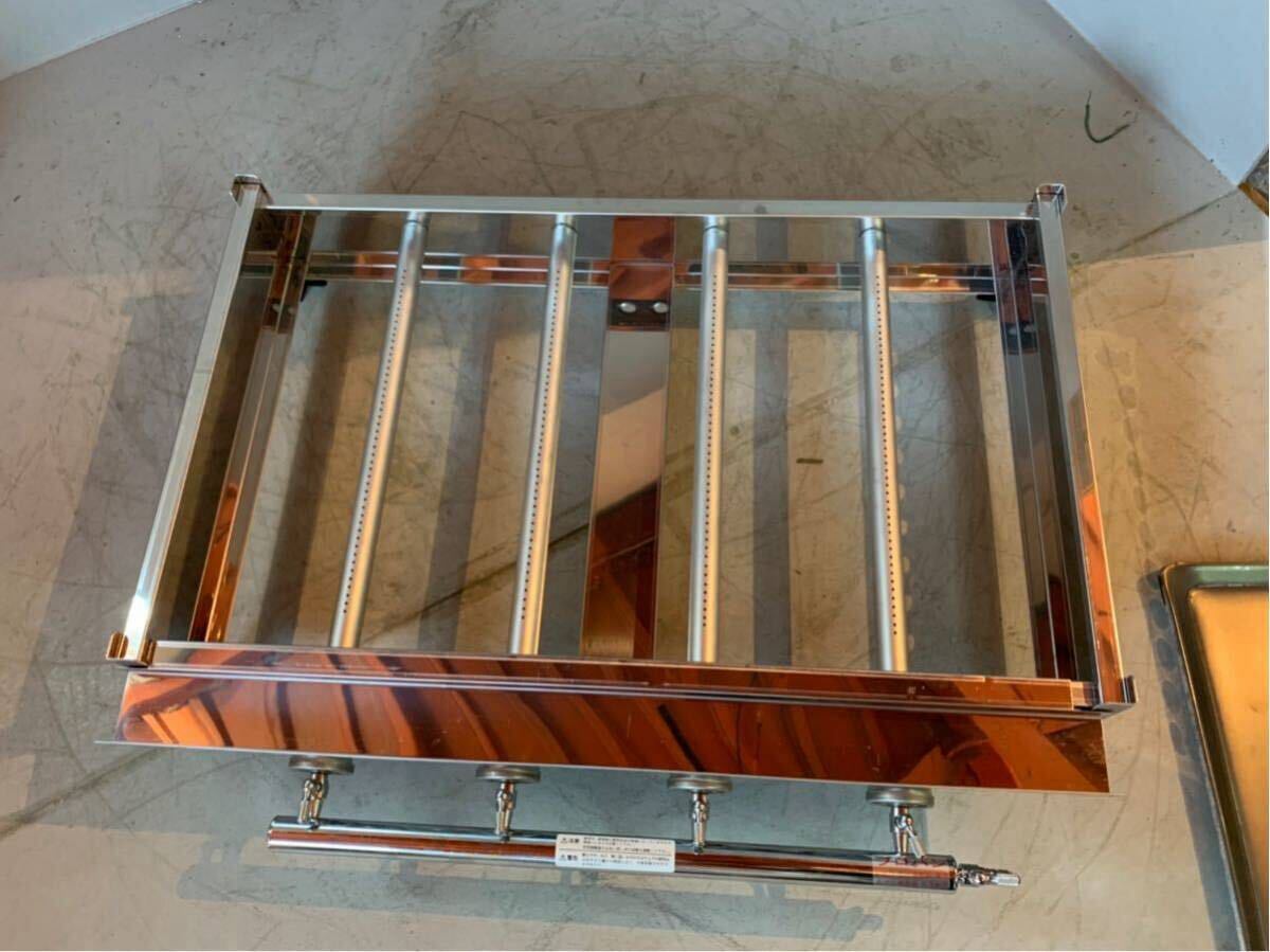 ★税込送料無料★ 新品 業務用　鉄板焼　 グリドル 屋台 LPガス用　 お好み焼きそば　 鉄板焼器　 イベント　TS-75 祭り 鉄板厚み9mm ③_画像3