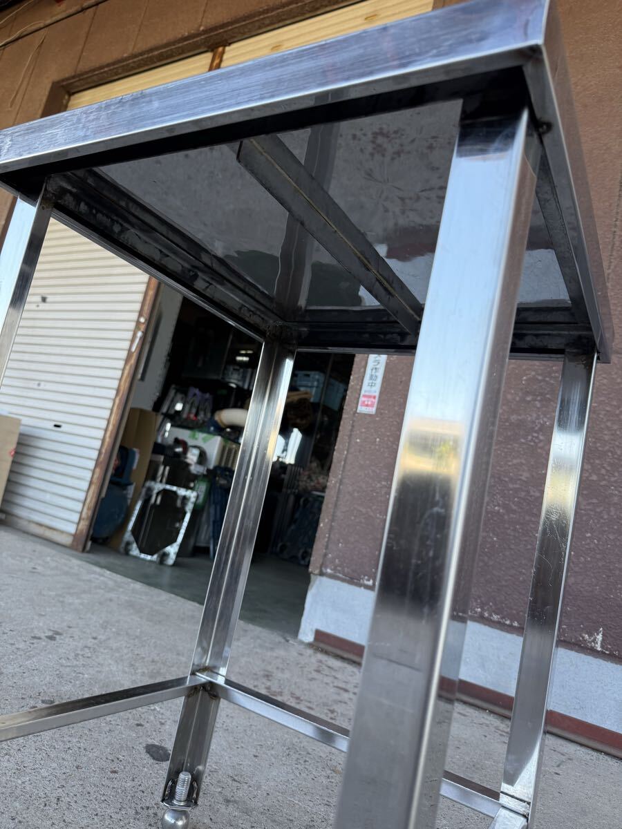 ★税込送料無料★ 業務用 ステンレス作業台 サーバー台 ビールサーバー台 調理台 3方枠 作業台 飲食店 520×540×795 厨房機器_画像4