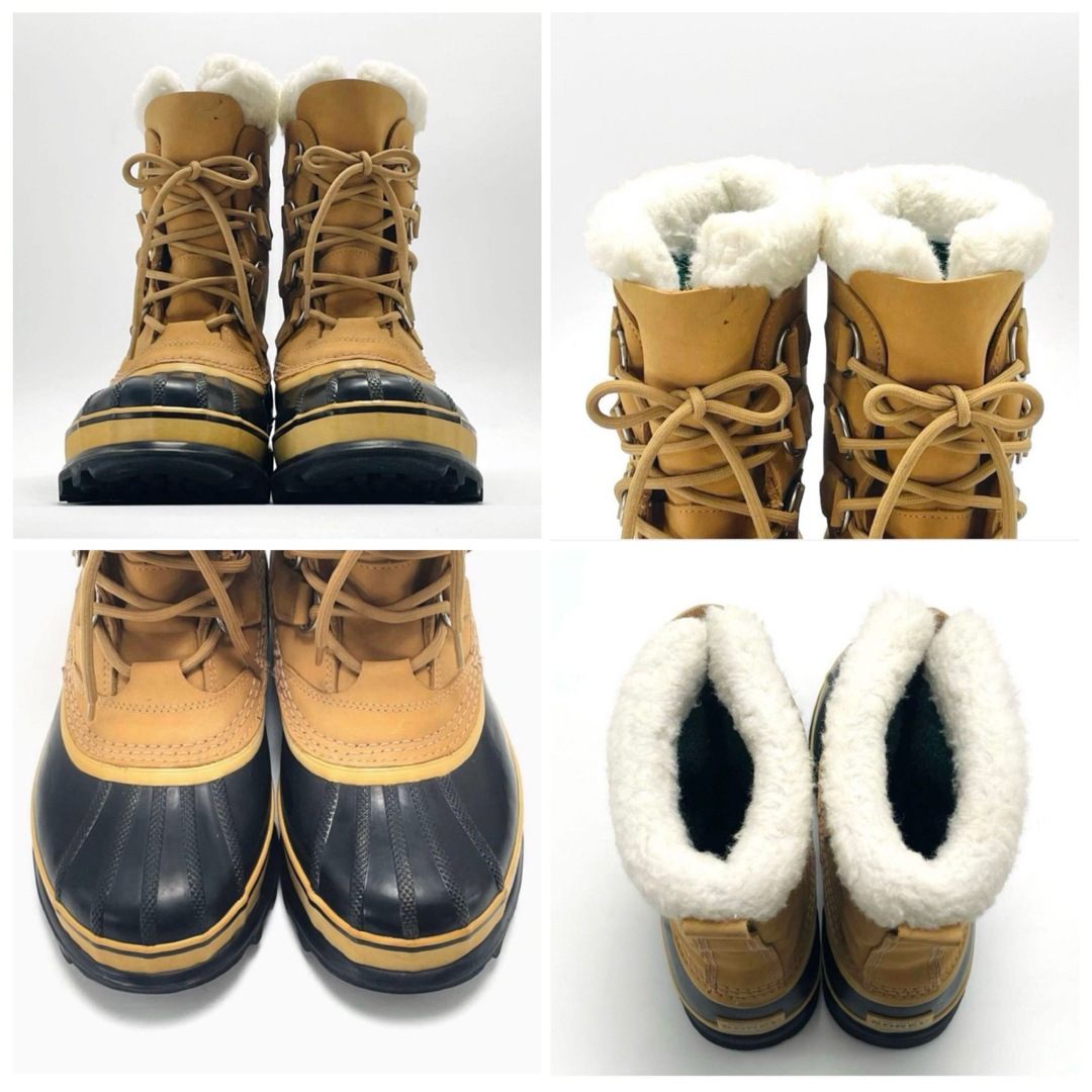 SOREL ソレル カリブー スノーブーツ ウインターブーツ 防水加工 ヌバックレザー NL1005-280 22.5cm レディース 防寒 ロングセラー _画像3