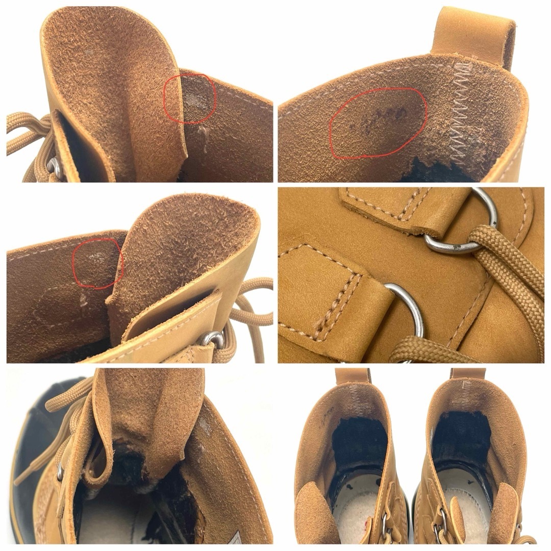 SOREL ソレル カリブー スノーブーツ ウインターブーツ 防水加工 ヌバックレザー NL1005-280 22.5cm レディース 防寒 ロングセラー _画像6