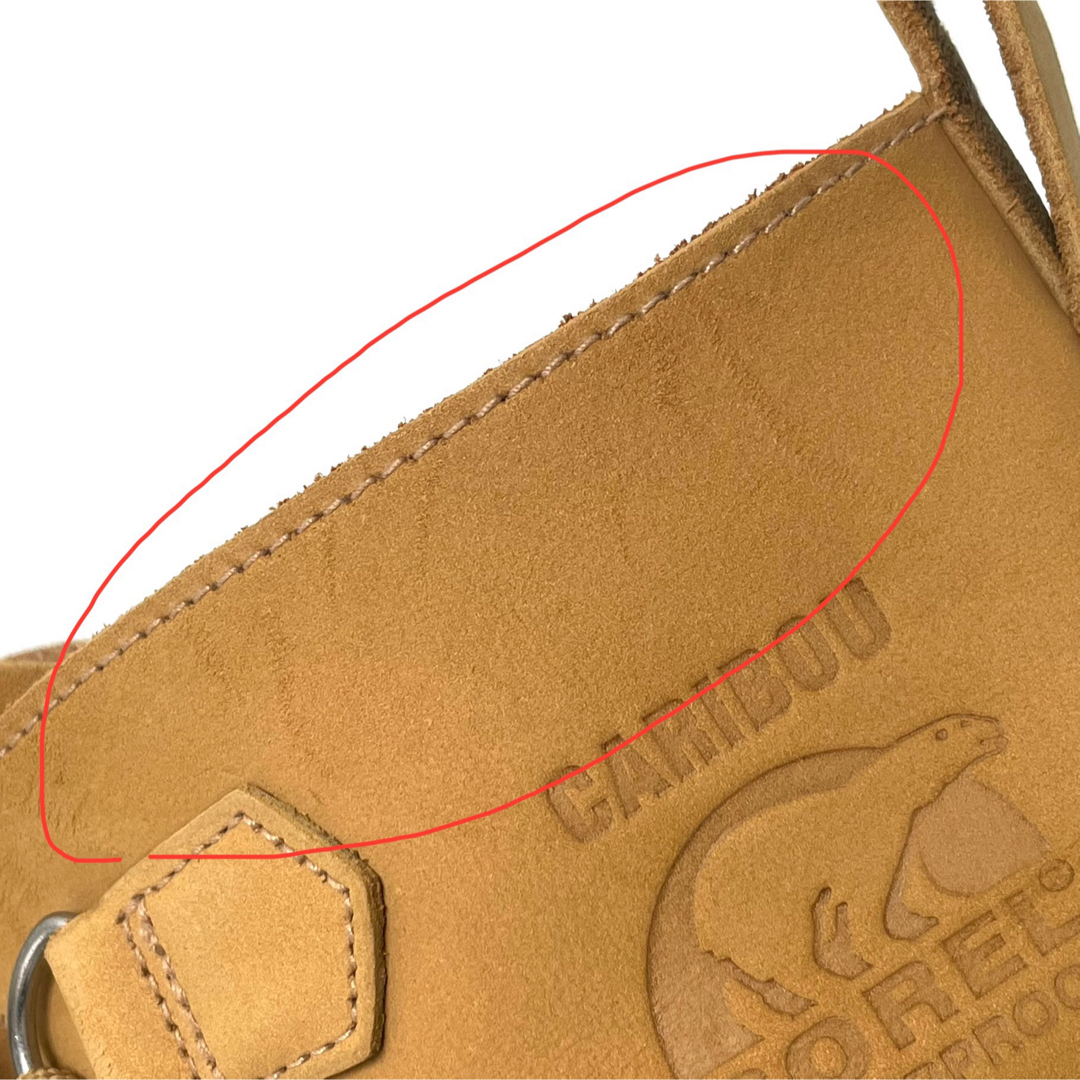 SOREL ソレル カリブー スノーブーツ ウインターブーツ 防水加工 ヌバックレザー NL1005-280 22.5cm レディース 防寒 ロングセラー _画像7