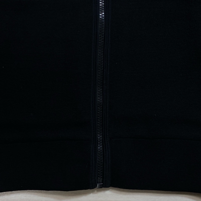 POLO by Ralph Lauren/ポロバイ ラルフローレン/レザーエルボーパッチ×チンストラップ付き/ジップアップウールニットジャケット/Lサイズ_画像4